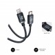 SUBBLIM CABLE OPTIMUS 60W C-C 1m BLACK